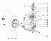 Toro 57356 (11-42) - 11-42 Lawn Tractor, 1980 (0000001-0999999) Ricambi TRANSAXLE & CLUTCH ASSEMBLY