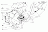 Toro 57356 (11-42) - 11-42 Lawn Tractor, 1982 (2000001-2999999) Ricambi CLUTCH & PULLEY ASSEMBLY