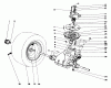 Toro 57356 (11-42) - 11-42 Lawn Tractor, 1982 (2000001-2999999) Ricambi TRANSAXLE & CLUTCH ASSEMBLY