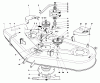 Toro 57357 (11-44) - 11-44 Lawn Tractor, 1983 (3000001-3999999) Ricambi CUTTING DECK