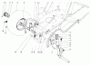 Toro 57357 (11-44) - 11-44 Lawn Tractor, 1983 (3000001-3999999) Ricambi FRONT AXLE ASSEMBLY