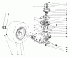 Toro 57357 (11-44) - 11-44 Lawn Tractor, 1983 (3000001-3999999) Ricambi TRANSAXLE & CLUTCH ASSEMBLY