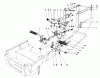 Toro 57360 (11-32) - 11-32 Lawn Tractor, 1986 (6000001-6999999) Ricambi BRAKE & CLUTCH PEDAL ASSEMBLY