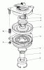 Toro 57360 (11-32) - 11-32 Lawn Tractor, 1986 (6000001-6999999) Ricambi CLUTCH ASSEMBLY NO. 44-0770