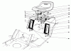 Toro 57360 (11-32) - 11-32 Lawn Tractor, 1986 (6000001-6999999) Ricambi REAR BODY & SEAT ASSEMBLY