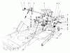 Toro 57360 (11-32) - 11-32 Lawn Tractor, 1986 (6000001-6999999) Ricambi SHIFT & CLUTCH ASSEMBLY