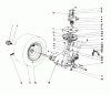 Toro 57360 (11-32) - 11-32 Lawn Tractor, 1986 (6000001-6999999) Ricambi TRANSAXLE & CLUTCH ASSEMBLY