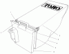 Toro 59279 - Bagging Kit, 18" Recycler Mower Ricambi BAG ASSEMBLY