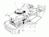 Toro 57375 - 8 hp Front Engine Rider, 1980 (0000001-0999999) Listas de piezas de repuesto y dibujos ENGINE ASSEMBLY