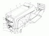 Toro 57375 - 8 hp Front Engine Rider, 1980 (0000001-0999999) Listas de piezas de repuesto y dibujos HOOD ASSEMBLY