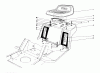 Toro 57375 - 8 hp Front Engine Rider, 1980 (0000001-0999999) Ricambi REAR BODY & SEAT ASSEMBLY