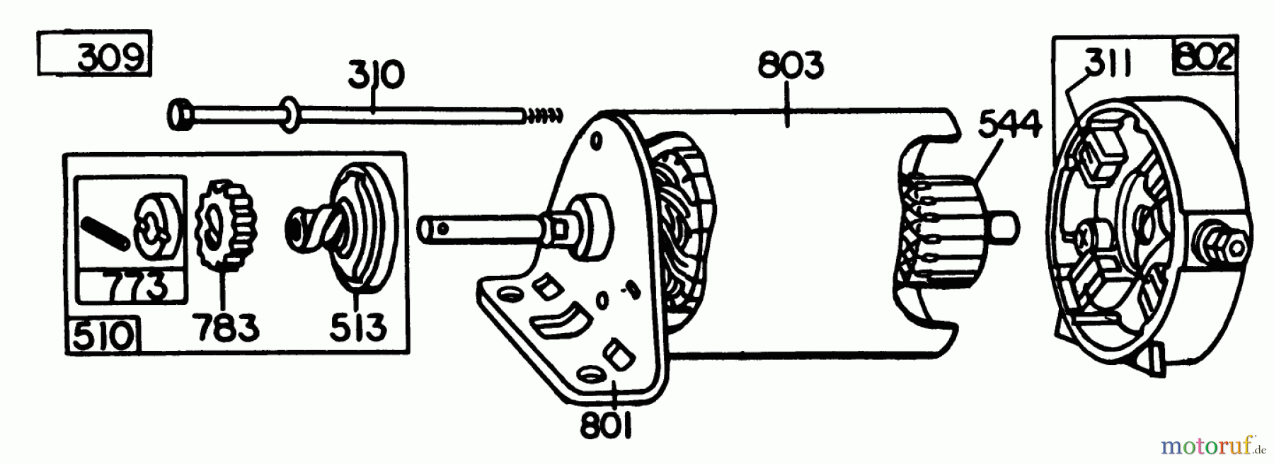  Toro Neu Mowers, Lawn & Garden Tractor Seite 1 57385 - Toro 11 hp Front Engine Rider, 1980 (0000001-0999999) BRIGGS & STRATTON MODEL 191707-5641-01 (MODEL 57380) #2