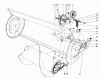 Toro 57385 - 11 hp Front Engine Rider, 1981 (1000001-1999999) Ricambi 36" SNOWTHROWER ATTACHMENT MODEL 59136 #2