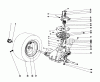 Toro 57385 - 11 hp Front Engine Rider, 1981 (1000001-1999999) Ricambi TRANSAXLE & CLUTCH ASSEMBLY