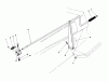 Toro 57430 (12-44) - 12-44 Pro Lawn Tractor, 1988 (8000001-8999999) Ricambi CHUTE CONTROL ASSEMBLY 36" SNOWTHROWER ATTACHMENT MODEL NO. 59160 (OPTIONAL)