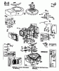 Toro 57430 (12-44) - 12-44 Pro Lawn Tractor, 1988 (8000001-8999999) Listas de piezas de repuesto y dibujos ENGINE BRIGGS & STRATTON MODEL 281707-0165-01 #2