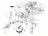 Toro 57430 (12-44) - 12-44 Pro Lawn Tractor, 1988 (8000001-8999999) Ricambi FRAME & PULLEY ASSEMBLY 36" SNOWTHROWER ATTACHMENT MODEL NO. 59160 (OPTIONAL)