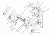 Toro 71140 (10-32XL) - 10-32XL Lawn Tractor, 1993 (3900001-3999999) Ricambi FRONT AXLE ASSEMBLY