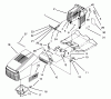 Toro 71140 (10-32XL) - 10-32XL Lawn Tractor, 1993 (3900001-3999999) Ricambi HOOD ASSEMBLY