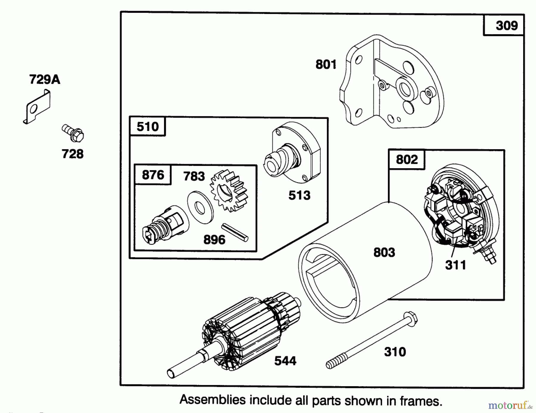 Toro Neu Mowers, Lawn & Garden Tractor Seite 1 71202 (12-38XL) - Toro 12-38XL Lawn Tractor, 1994 (4900001-4999999) ENGINE BRIGGS & STRATTON MODEL 286707-0453-01 #7