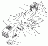Toro 71184 (12-38XL) - 12-38XL Lawn Tractor, 1995 (5900001-5910000) Ricambi HOOD ASSEMBLY