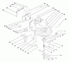 Toro 71185 (13-38XL) - 13-38XL Lawn Tractor, 1998 (8900001-8999999) Listas de piezas de repuesto y dibujos DECK ASSEMBLY (38" CUTTING UNIT)