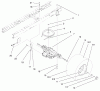 Toro 71185 (13-38XL) - 13-38XL Lawn Tractor, 1998 (8900001-8999999) Listas de piezas de repuesto y dibujos TRANSAXLE ASSEMBLY
