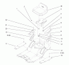 Toro 71189 (12-32XL) - 12-32XL Lawn Tractor, 1997 (7900001-7999999) Ricambi SEAT ASSEMBLY