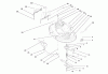 Toro 71190 (13-38XL) - 13-38XL Lawn Tractor, 1997 (7900001-7999999) Ricambi DECK ASSEMBLY (38" CUTTING UNIT)