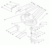 Toro 71190 (13-38XL) - 13-38XL Lawn Tractor, 1998 (8900001-8999999) Ricambi DECK ASSEMBLY (38" CUTTING UNIT)