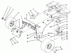 Toro 71191 (13-38HXL) - 13-38HXL Lawn Tractor, 1995 (5900001-5910000) Ricambi FRONT AXLE ASSEMBLY