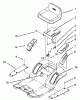 Toro 71191 (13-38HXL) - 13-38HXL Lawn Tractor, 1995 (5900001-5910000) Ricambi SEAT ASSEMBLY
