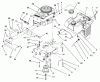 Toro 71196 (16-44HXL) - 16-44HXL Lawn Tractor, 1996 (6900001-6999999) Ricambi ENGINE ASSEMBLY