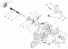 Toro 71196 (16-44HXL) - 16-44HXL Lawn Tractor, 1996 (6900001-6999999) Ricambi HYDRO TRANSAXLE ASSEMBLY #1