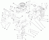 Toro 71197 (17-44HXL) - 17-44HXL Lawn Tractor, 1999 (9900001-9999999) Ricambi ENGINE SYSTEMS COMPONENTS ASSEMBLY