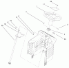 Toro 71197 (17-44HXL) - 17-44HXL Lawn Tractor, 1999 (9900001-9999999) Ricambi STEERING ASSEMBLY