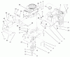 Toro 71280 (17-44HXLE) - 17-44HXLE Lawn Tractor, 2000 (200000001-200999999) Ricambi ENGINE SYSTEMS COMPONENTS ASSEMBLY