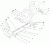 Toro 71280 (17-44HXLE) - 17-44HXLE Lawn Tractor, 2000 (200000001-200999999) Ricambi FRAME & BODY ASSEMBLY