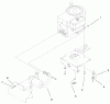 Toro 71199 (12-32XL) - 12-32XL Lawn Tractor, 1999 (9900001-9999999) Ricambi ENGINE SYSTEM COMPONENTS ASSEMBLY