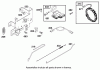Toro 71199 (12-32XL) - 12-32XL Lawn Tractor, 2001 (210000001-210999999) Ricambi ALTERNATOR AND MISCELLANEOUS ASSEMBLY BRIGGS AND STRATTON 284707-1148-E1