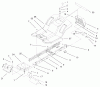 Toro 71199 (12-32XL) - 12-32XL Lawn Tractor, 2001 (210000001-210999999) Ricambi FRAME & BODY ASSEMBLY