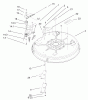 Toro 71199 (12-32XL) - 12-32XL Lawn Tractor, 2003 (230000001-230999999) Ricambi 32IN DECK ASSEMBLY