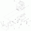 Toro 71199 (12-32XL) - 12-32XL Lawn Tractor, 2003 (230000001-230999999) Listas de piezas de repuesto y dibujos ENGINE AND MUFFLER ASSEMBLY