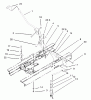 Toro 71199 (12-32XL) - 12-32XL Lawn Tractor, 2003 (230000001-230999999) Listas de piezas de repuesto y dibujos SHIFTER ASSEMBLY