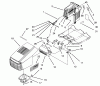 Toro 71200 (12-32XL) - 12-32XL Lawn Tractor, 1995 (5900001-5910000) Ricambi HOOD ASSEMBLY