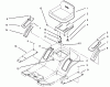 Toro 71200 (12-32XL) - 12-32XL Lawn Tractor, 1995 (5900001-5910000) Ricambi SEAT ASSEMBLY