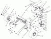 Toro 71202 (12-38XL) - 12-38XL Lawn Tractor, 1995 (5900001-5999999) Ricambi FRONT AXLE ASSEMBLY