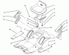 Toro 71202 (12-38XL) - 12-38XL Lawn Tractor, 1995 (5900001-5999999) Ricambi SEAT ASSEMBLY