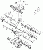 Toro 71208 (13-38XL) - 13-38XL Lawn Tractor, 1997 (7900001-7999999) Ricambi PEERLESS TRANSAXLE MODES MST 205-509A