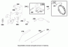 Toro 71209 (13-32XLE) - 13-32XLE Lawn Tractor, 2000 (200000001-200999999) Ricambi ENGINE BRIGGS & STRATTON MODEL 28M707-1122-E1 #6